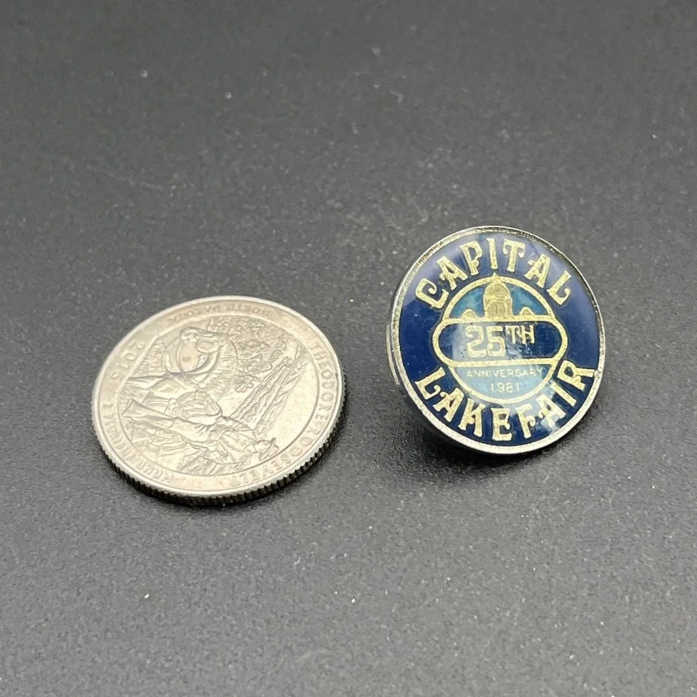 Capital‎ Lakefair 25th Anniversary Lapel Hat Pin